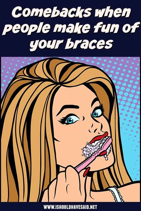 Here is a list of funny <b>braces</b> orthodontist <b>jokes</b> and even better <b>braces</b> orthodontist puns that will make you laugh with friends. . Braces jokes comebacks